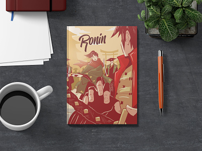 "Ronin" Illustration book cover bookcoverdesign coverdesign illustraion