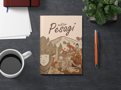 Pesagi illustration book cover bookcoverdesign coverdesign illustration