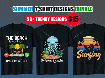 Download Summer T Shirt Design Bundle By Roger Islam On Dribbble