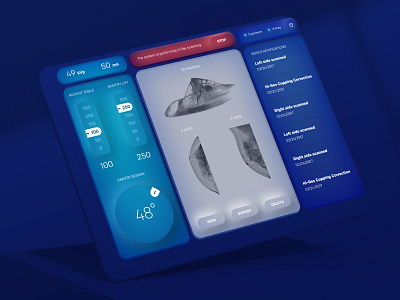 Apple's AR/VR Interface Design Concept app apple ar concept data design futuristic guidelines healthcare human imaging interface medical neomorphism technology tomography ui ux visionos vr