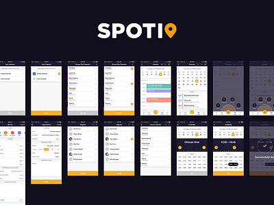 Spotio Calendar feature appointment assignee calendar day event schedule spotio status task time