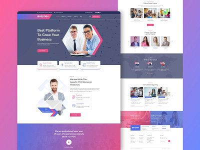 Creative Digital Agency Portfolio Template adobe xd agency website agency website design business corporate creative creative design design designerforux freelancer landing page landing page design modern personal photography template template design ui design uiux designer web design