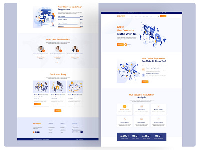 SEO And Digital Marketing Agency Website Template