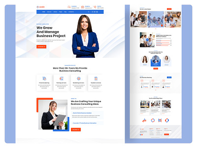 Business Consulting Website Templates agency agency website agencytemplate bussiness creative design design designerforux landing landing page landing page design template template design ui ui design uiux uiux design uiux designer ux web design website design