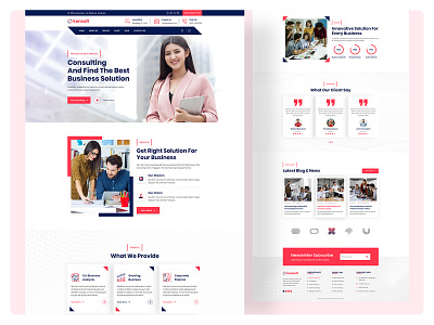 Business Consulting landing page business consulting design designerforux homepage landing page landing page design template template design ui ui design uidesign uiux uiux design uiux designer ux uxdesign web design web page website