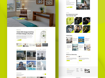 Real Estate Landing Page Template Design V-4