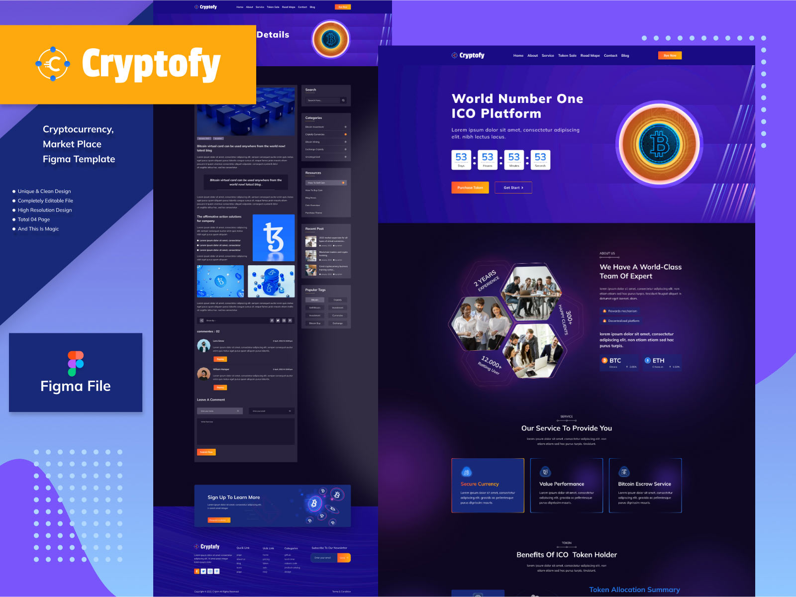 Crypto Coin Website Template designs themes templates and