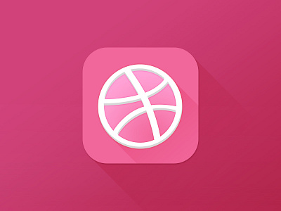 dribbble icon iOS 7 app apple david vera design dribbble ico icon ios ios7