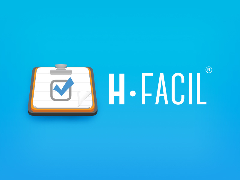 hFacil Web and Mobile App icon emr medical icon app web clinics records design