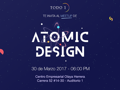 Meetup Atomic Design atom atomic design event invitation meetup