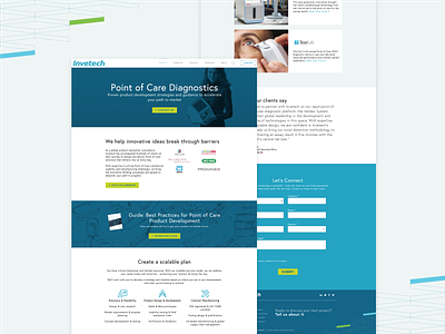 Invetech | Landing Page digital marketing graphic design landing page ux design