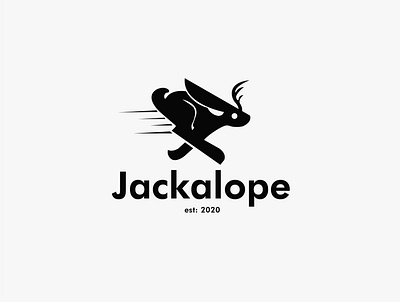 Jackalope Logo branding graphic design logo