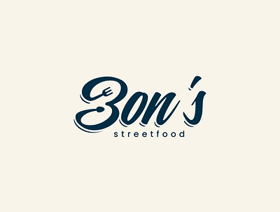 Bon's Street Food Logo branding graphic design logo