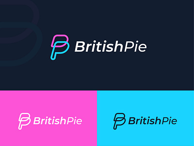 Britishpie Logo with bp icon