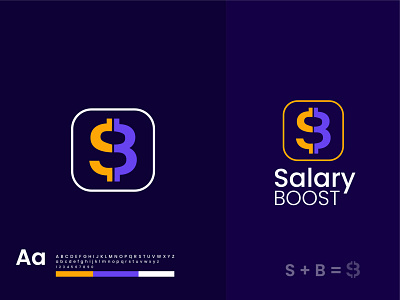 Salary Boost Logo with SB icon