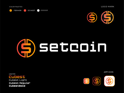 Setcoin Logo Design for Cryptocurrency bestdesign bitcoin coinbuzz creativelogo crypto cryptocurrency gradient logo logo logobrandmark logoconcept logodesign modern logo money s crypto logo scoin scrypto setcoin logo design sicon top logo design trend logo 2022