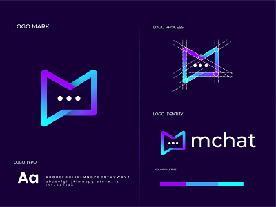 Mchat Logo Design