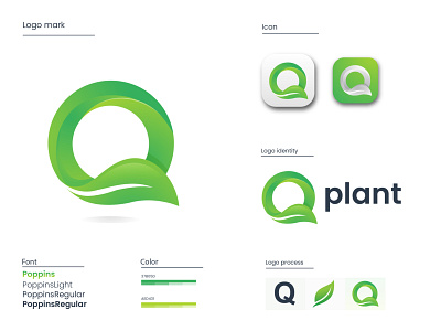 Q plant logo