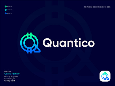 Q crypto logo design  ( cryptocurrency )