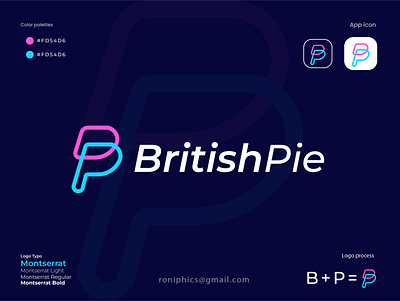 BritishPie logo design a b c d e f g h i j k l bp logo bp logo design branding britishpie logo creative logo crypo finance graphic design icon investment logo logoinspiration m n o p q r s t u v w x y z money motion graphics pay payment unique logo vector illustrator