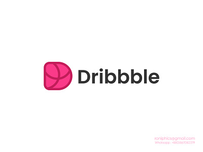 Dribbble  redesign logo
