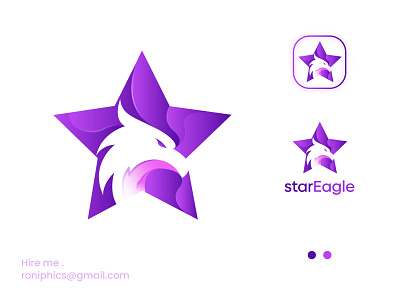 Star phoenix logo design