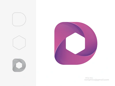 Letter D with hexagon logo design a b c d e f g h i j k l abstract logo branding d hexagon logo d icon elegant geometric graphic design hexagon hexagon logo icon illustration inspiration logo logo mark negative space logo popular logo simple symbol typography