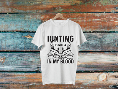 Hunting is not a blood sport it is a sport t-shirt design