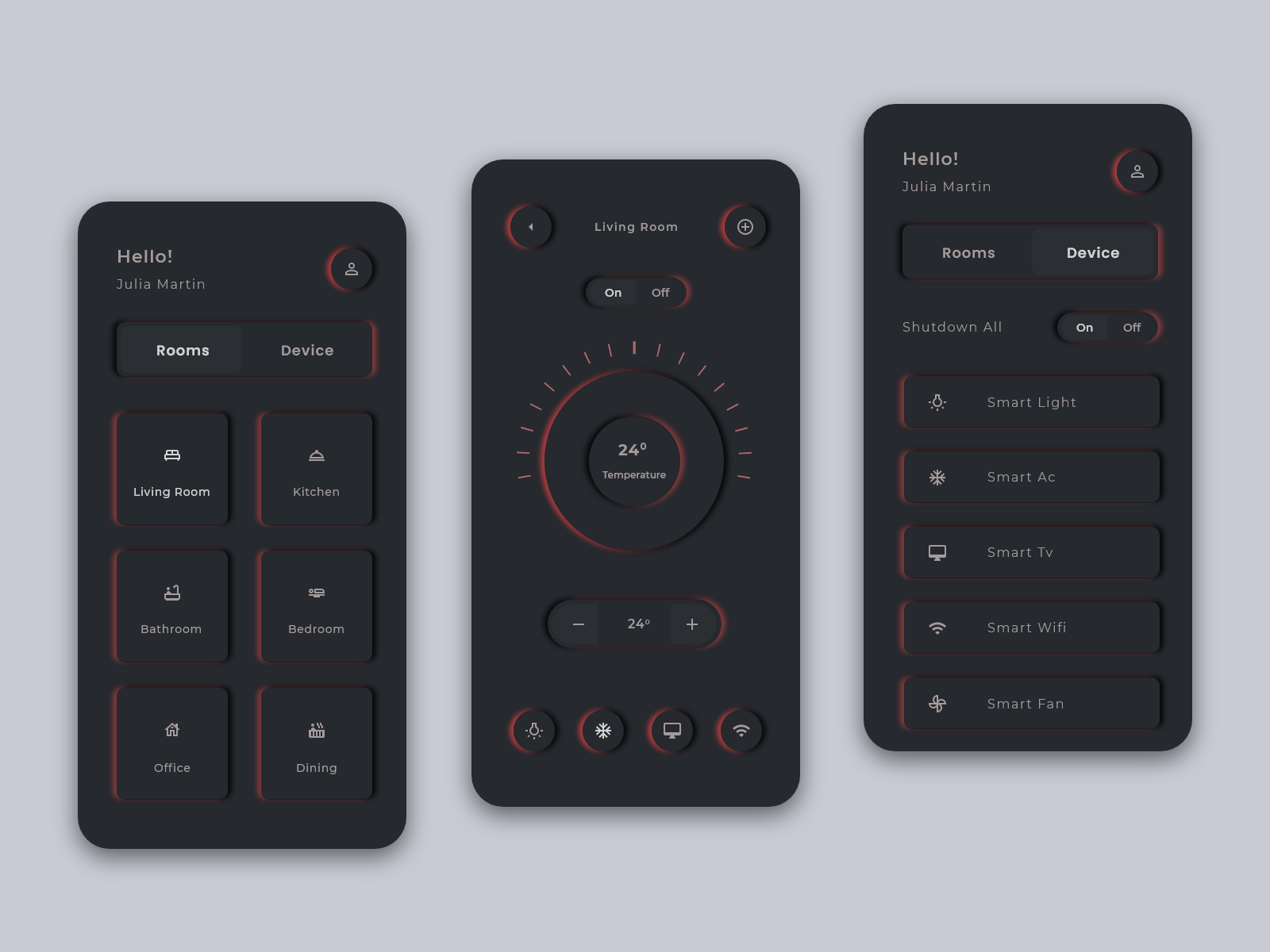 Smart Home - Ui design by Khalid Ammar on Dribbble