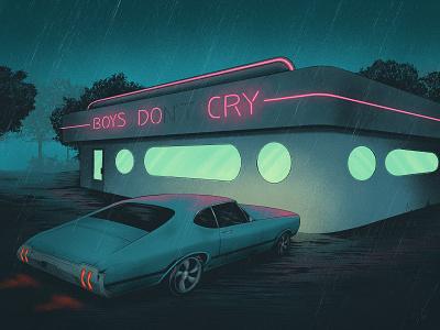 Boys Do Cry design illustration typography