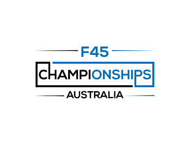 F45 championships Australia app design graphic design icon illustration logo minimal typography ui vector