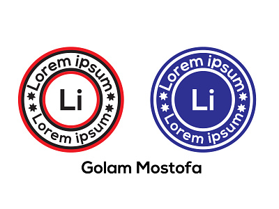 Lorem ipsum luxury logo