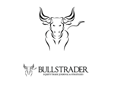Bullstrader branding bull equity exchange finance graphic identity illustration logo stock stocks trading