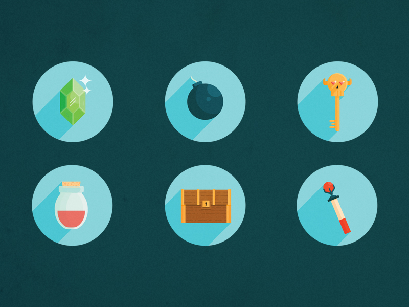 Zelda Icons by Carl Henriksson on Dribbble