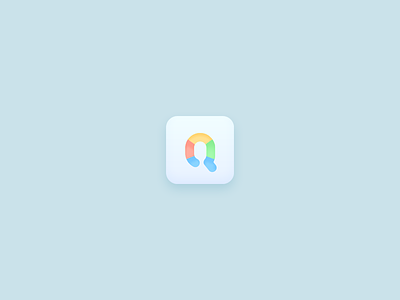 Quizme App Icon app color design icon illustration illustrator ios logo logotype minimal ui