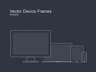Vector Device Wireframes