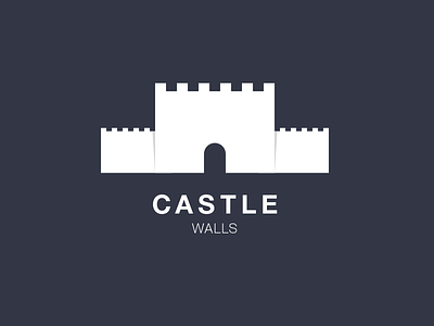 Castle WP Theme blue castle grey helvetica icon logo minimal theme walls white wordpress wp