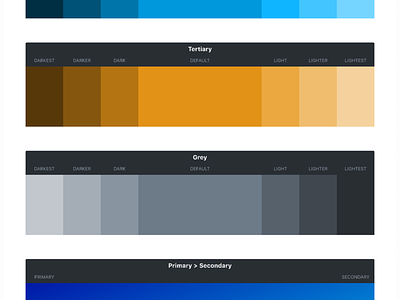 Design System Colours colours design system styleguide