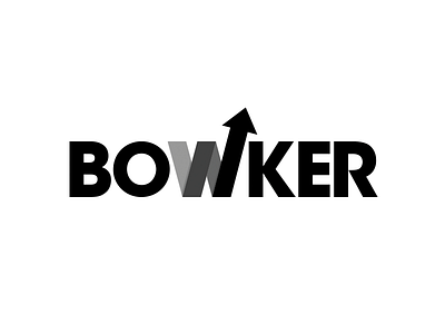 Dave Bowker Logo black bowker brand clean clear data davebowker logo strong visualisation white