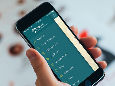 Living The 7 Habits App android app ios ui ux