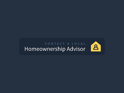 Homeownership Advisor Button button home icon ui