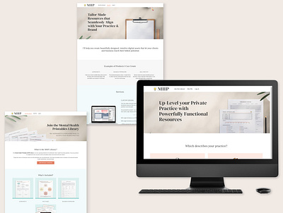 Mental Health Printables Website webdesign woocomerce wordpress
