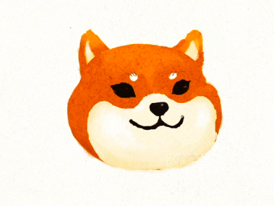 Shiba Inu animation dog kawaii puppy shiba smile
