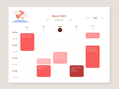 #071_Schedule_DailyUI 071 100daychallenge daily 100 challenge dailyui dailyuichallenge design schedule schedule app schedules ui uichallenge ux