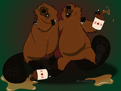 Drunken beavers