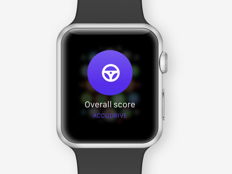 Accudrive for Apple watch Notification