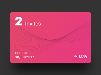 Dribbble Invites up for grab!