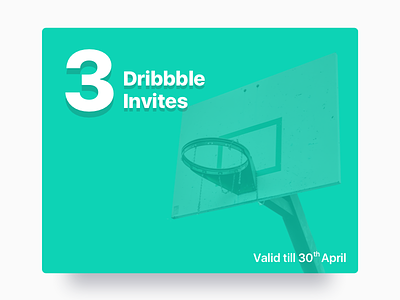 Invites up for grab! 📩 basketball debut dribbble invite player shot