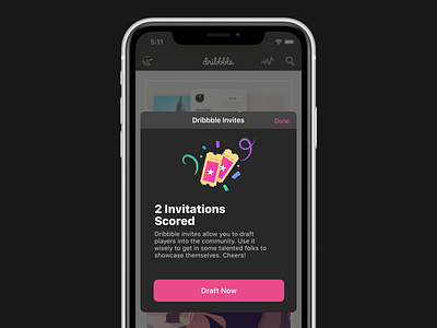 Dribbble Invites up for grab! 📩🏀 debut design draft dribbble giveaway illustration invites invites giveaway ios mobileapp
