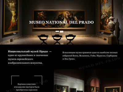 Wiki Museo del Prado branding design figma style wikipedia